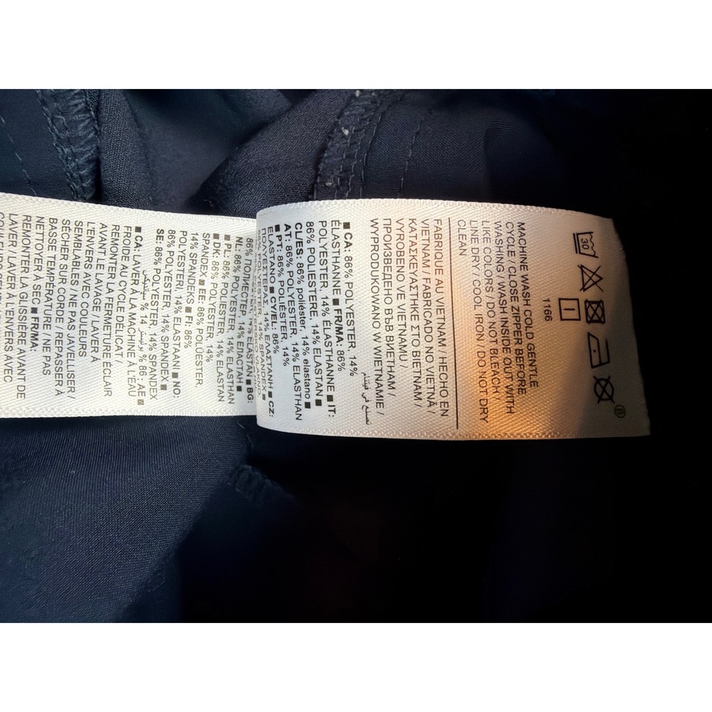 Athleta Endless High Rise Cargo Pants Navy Blue Stretch Travel Utility Women's 8 - Picture 11 of 12